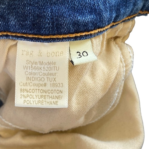 Rag&Bone Mazie Side Stripe High Rise Ankle‎ Skinny - Picture 10 of 11